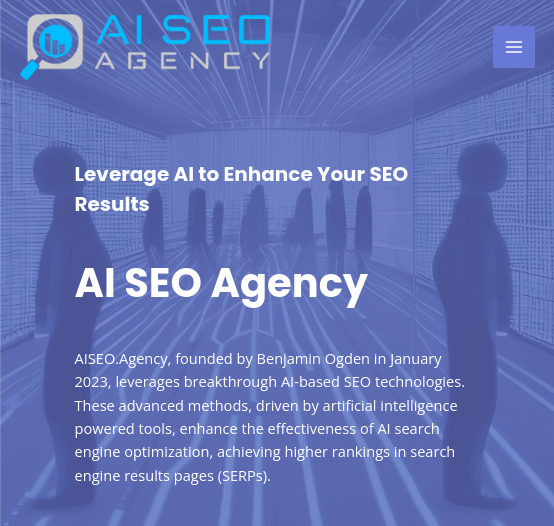 AI SEO Agency Screenshot